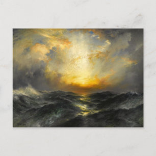 Cartão Postal Ao Sol no Oceano
