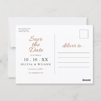 Cartão Postal Apaixonados | Boho Flowers Foto para salvar a data