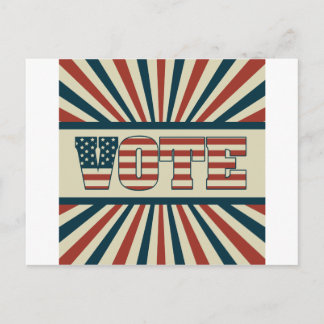 Cartão Postal Aparelho de votação retrorreflector