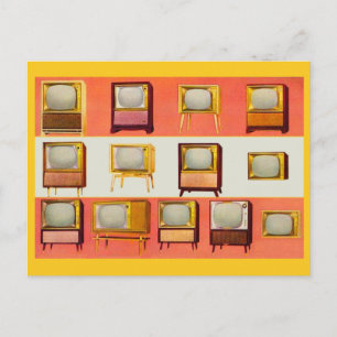 Cartão Postal Aparelhos de televisão 1956