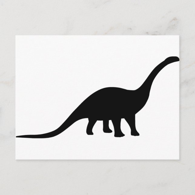 Cartão Postal Apatossauro Dinossauro (Frente)