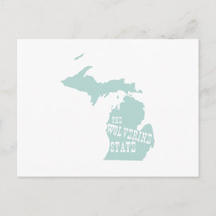 Cartão Postal Apelido do Estado de Michigan