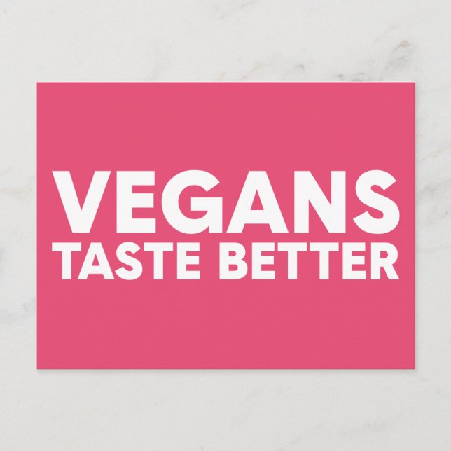 Cartão Postal Apelo Vegano (Frente)