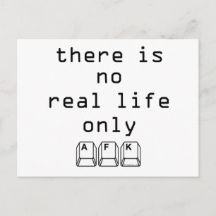 Cartão Postal Apenas AFK