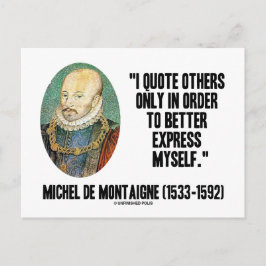 Cartão Postal Apenas Citarei Outros Para Que Me Expresse Melhor