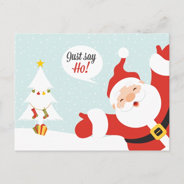 Cartão Postal Apenas diga... (Frente)