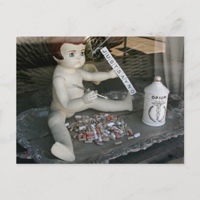 Cartão Postal Apenas Diga Não A Drogas (Frente)