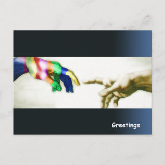 Cartão Postal Apenas diga Olá