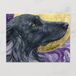 Cartão Postal Apenas Dizendo Cartão-Postal de Cachorro