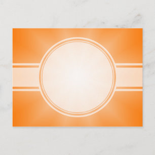 Cartão Postal APENAS gradações de COR - Estrela laranja