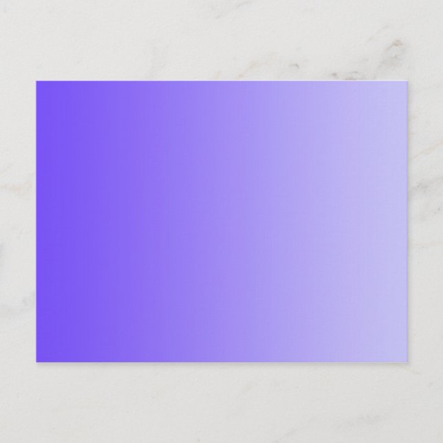 Cartão Postal APENAS gradações de COR - violeta (Frente)