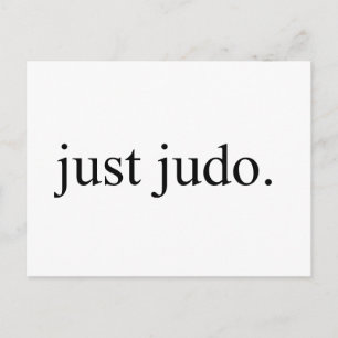 Cartão Postal Apenas Judo