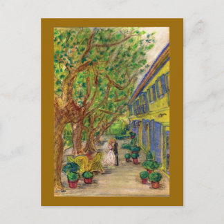 Cartão Postal Apenas nós dois (Arte de Casamento)