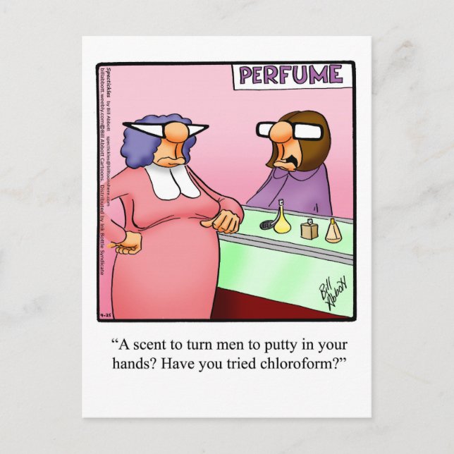 Cartão Postal Apenas Para Cartaz Humor Ridículo (Frente)