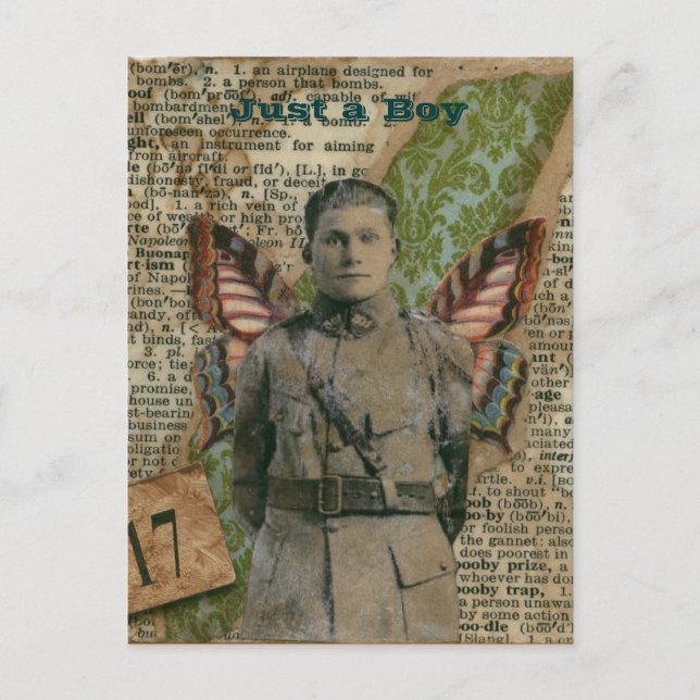 Cartão Postal Apenas um Rapaz (Frente)