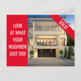 Cartão Postal Apenas vendido - Cartão-postal divertido - Vermelh