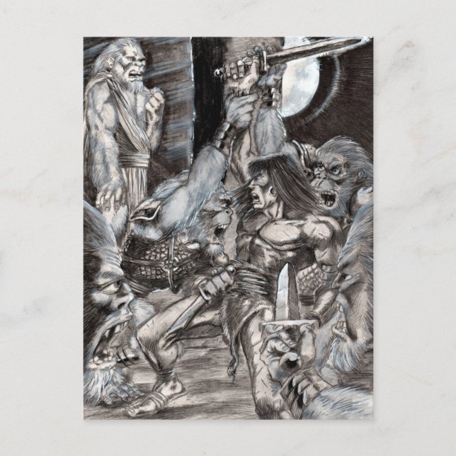 Cartão Postal Apocalipse bárbaro Art 002 (Frente)