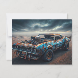 Cartão Postal Apocalypse Classic Chevy Camaro