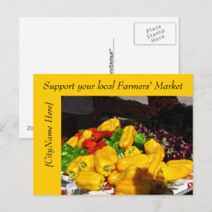 Cartão postal - Apoie o Mercado dos Produtores - P