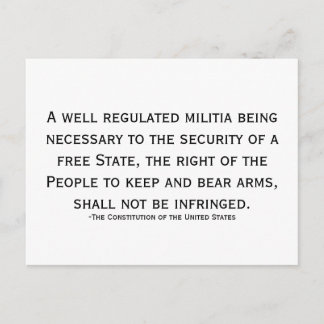 Cartão Postal Apoiem a preservação da liberdade!