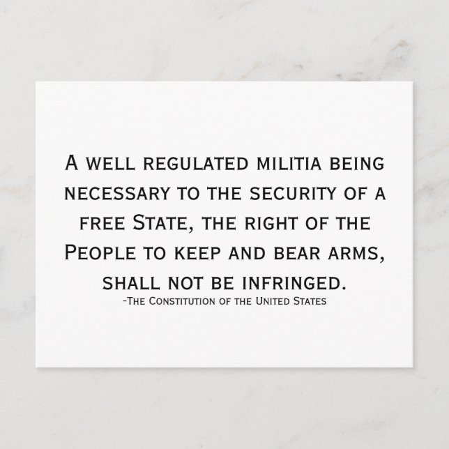 Cartão Postal Apoiem a preservação da liberdade! (Frente)