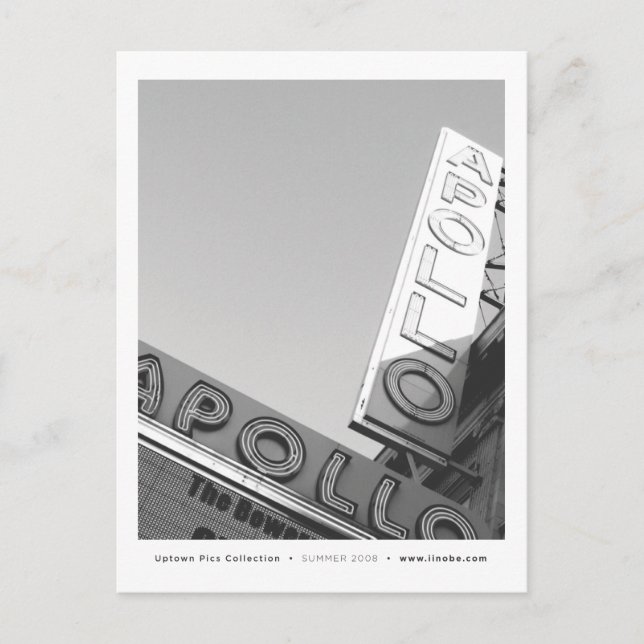 Cartão Postal Apollo (Frente)