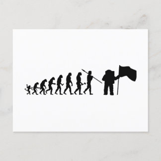 Cartão Postal Apollo 11 Mondlandung Evolutionstheorie