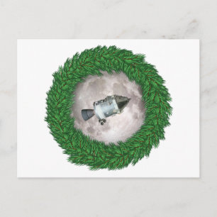 Cartão Postal Apollo 8 missão da lua da véspera de Natal