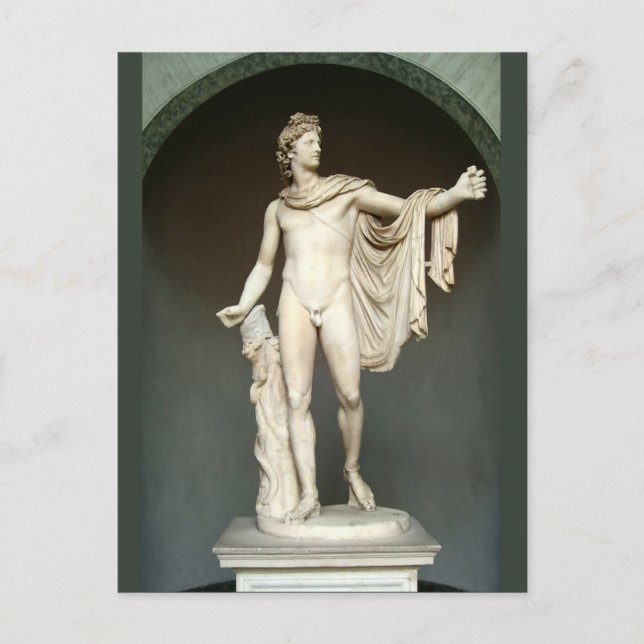 Cartão Postal Apollo Belvedere (Frente)