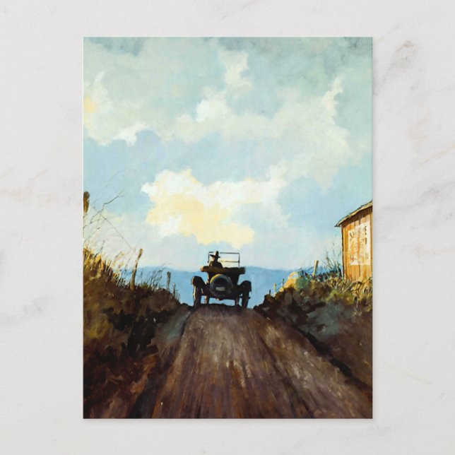 Cartão Postal Aponte o radiador Westward (Frente)