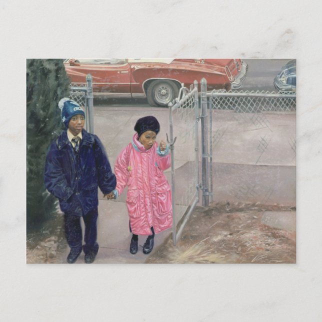 Cartão Postal Após a escola 1991 (Frente)