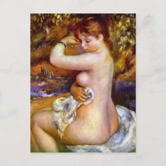 Cartão Postal Após o banho de Pierre Renoir