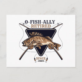 Cartão Postal Aposentadoria Engraçada Personalizada Ofisicamente