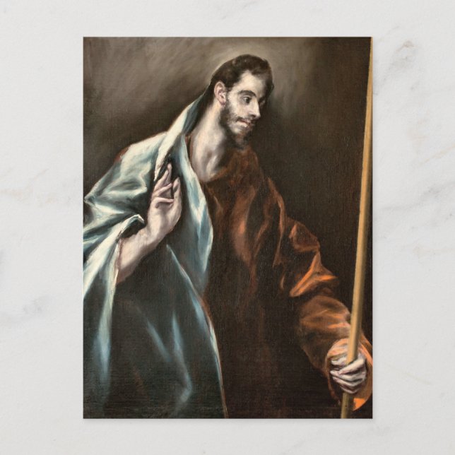 Cartão Postal Apostle St. Thomas by El Greco (Frente)