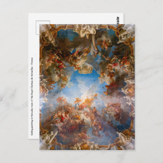 Cartão Postal Apoteose de Hércules em Chateau de Versailles