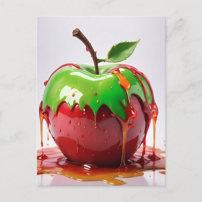 Cartão Postal Apple Digital Art (Frente)