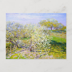 Cartão Postal Apple Trees in Bloom, 1873 Claude Monet