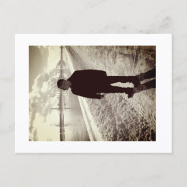 Cartão Postal Approachable Wolf Post Card Print