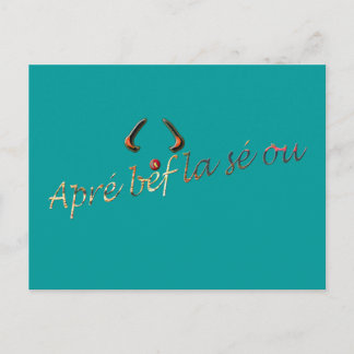 Cartão Postal apré bef la sé ou