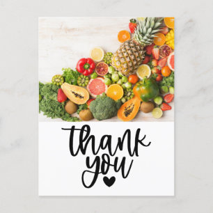 Cartão Postal Apreciação vegetal vegetariana