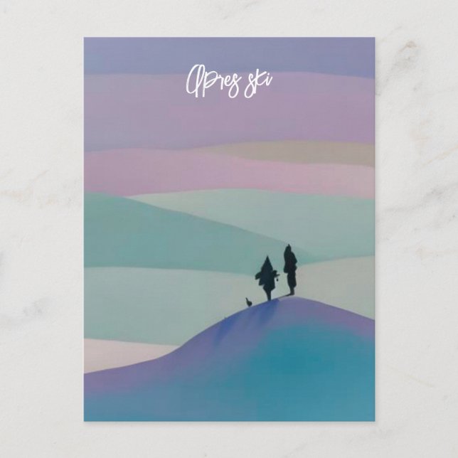 Cartão Postal Apres ski (Frente)