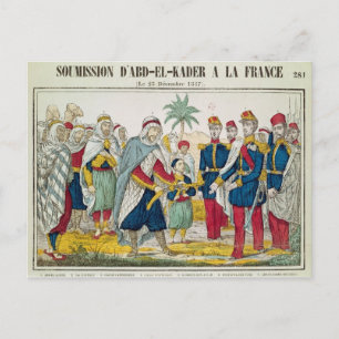 Cartão Postal Apresentação de Abd el-Kader a Henri d'Orleans
