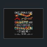 Cartão Postal April Grandma Who Really Loved Her Grandsons<br><div class="desc">April Grandma Who Really Loved Her Grandsons T-Shirt April Birthday Shirts Gift For Grandma</div>