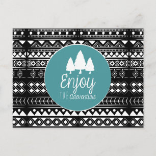 Cartão Postal Aproveite O Adventure Boho