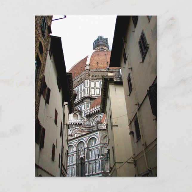 Cartão Postal Aproximando-se da Basilica (Frente)