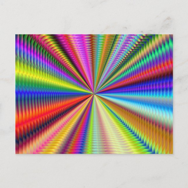 Cartão Postal aproximar este fractal (Frente)