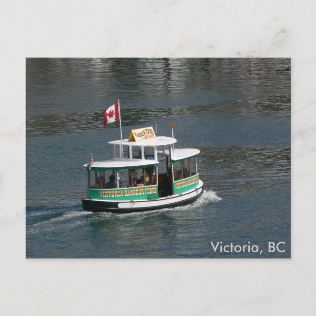 Cartão Postal Aquabus Victoria, BC (Frente)