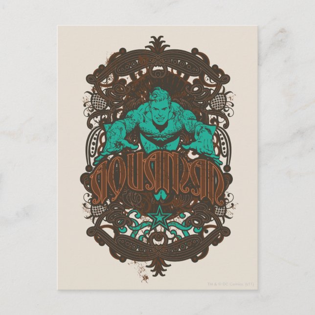 Cartão Postal Aquaman, é hora do show!Pôster (Frente)