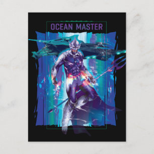 Cartão Postal Aquaman Orm Mestre Oceano Gráfico Refratado