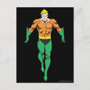 Cartão Postal Aquaman Runs